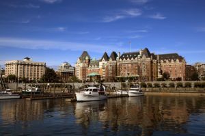 Famous Empress Hotel On Vancouver Island